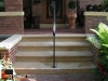 Front Steps designed to match existing limestone